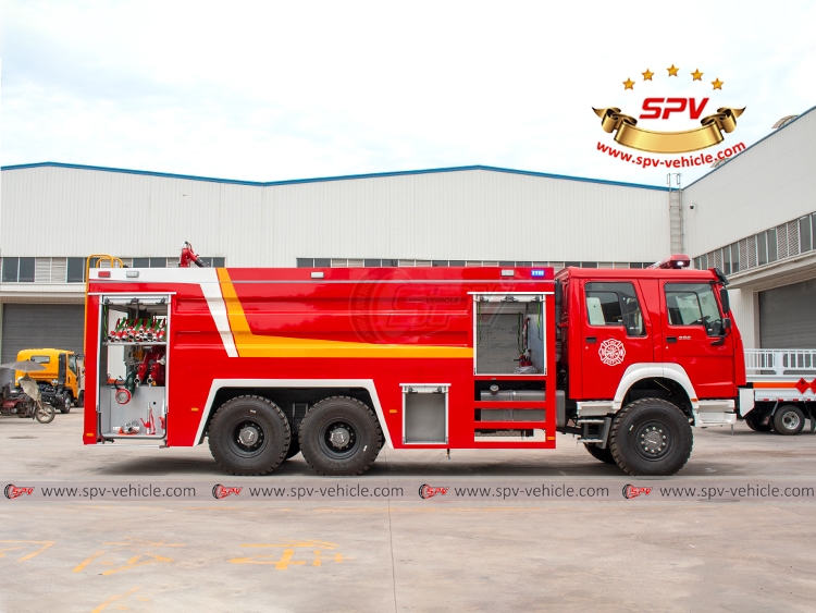 Sinotruk Off-road Water Fire Truck - Right