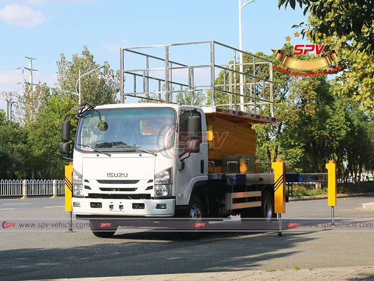 ISUZU Hydraulic Scissor Lift Truck &nbsp;- Front Left