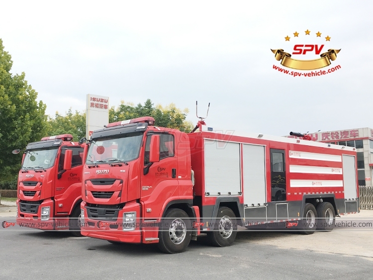 ISUZU 17,000 L Dry-Powder Fire Vehicle