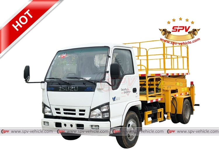 ISUZU 5.5 M Scissors Aerial Truck