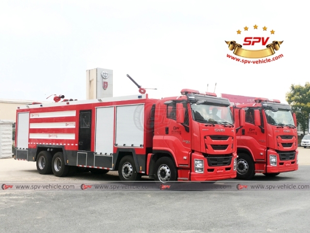 ISUZU 17,000 L Dry-Powder Fire Vehicle