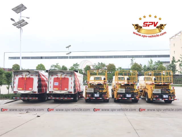 ISUZU 5.5 M Scissors Aerial Truck