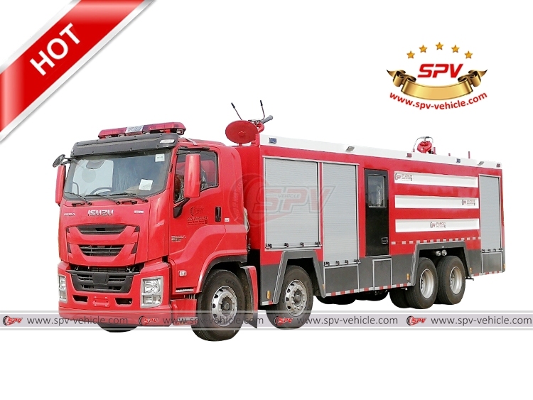 ISUZU 17,000 L Dry-Powder Fire Vehicle