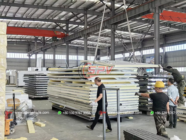 20 Units of Refrigerator Truck CKD Ready in SPV Factory