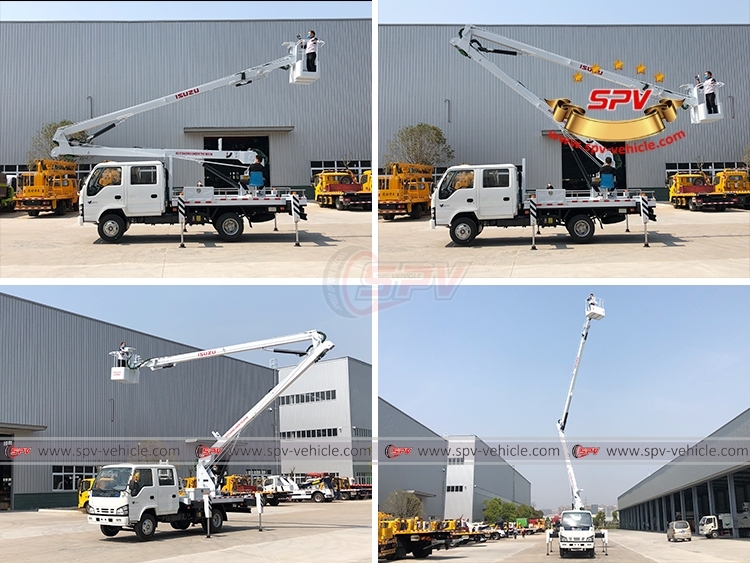 ISUZU 16M Aerial Beamlift Truck