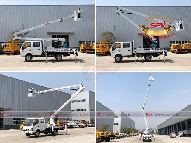 ISUZU 16M Aerial Beamlift Truck