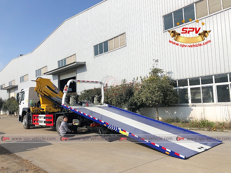 8 Tons Wrecker Truck with Crane - Fullanding