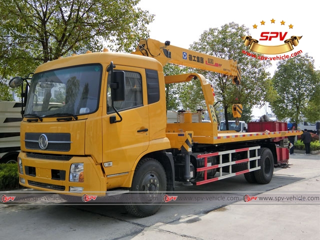 Dongfeng 5 Ton Tow Truck Mounted Crane