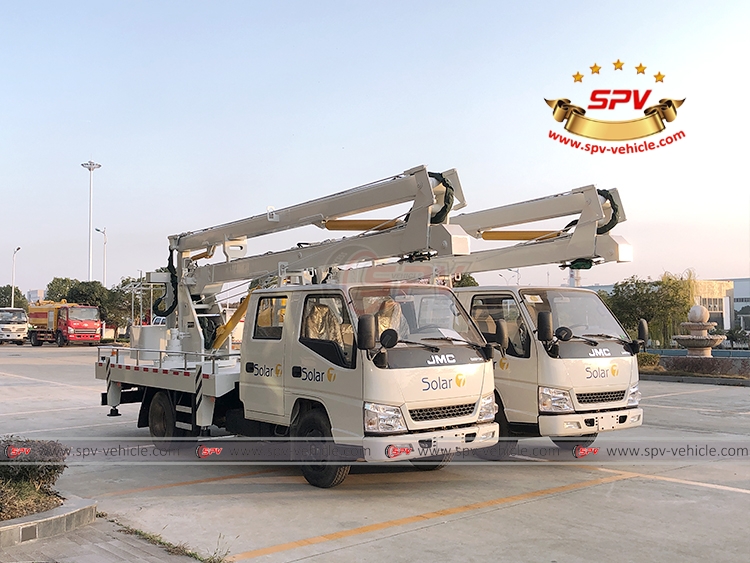 JMC 14M Boom Bucket Truck - &nbsp;Front Right