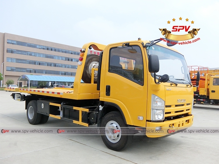 ISUZU 5T Flatbed Road Tow Truck