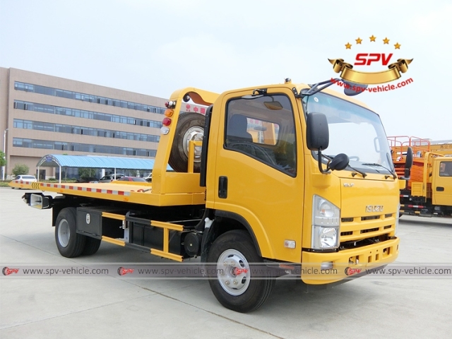 ISUZU 5T Flatbed Road Tow Truck