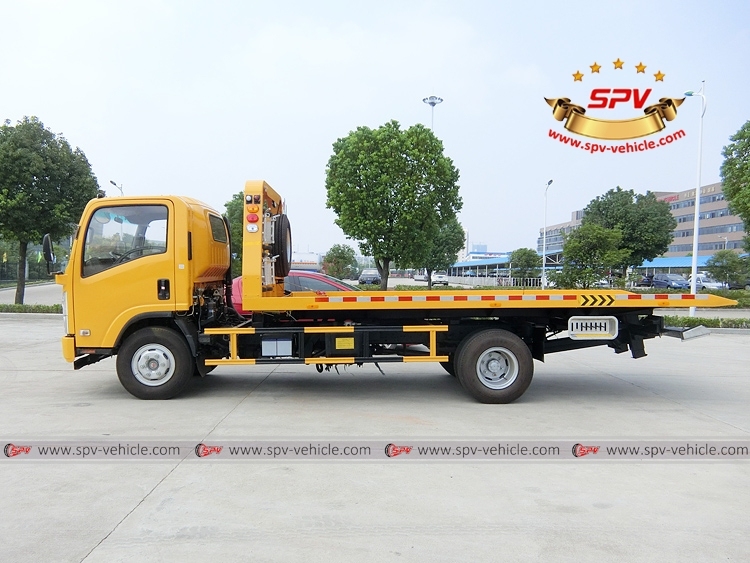 ISUZU 5T Flatbed Road Tow Truck