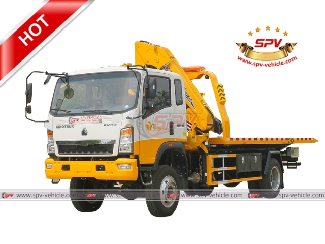 SINOTRUK 5T Off-road Crane Road Wrecker