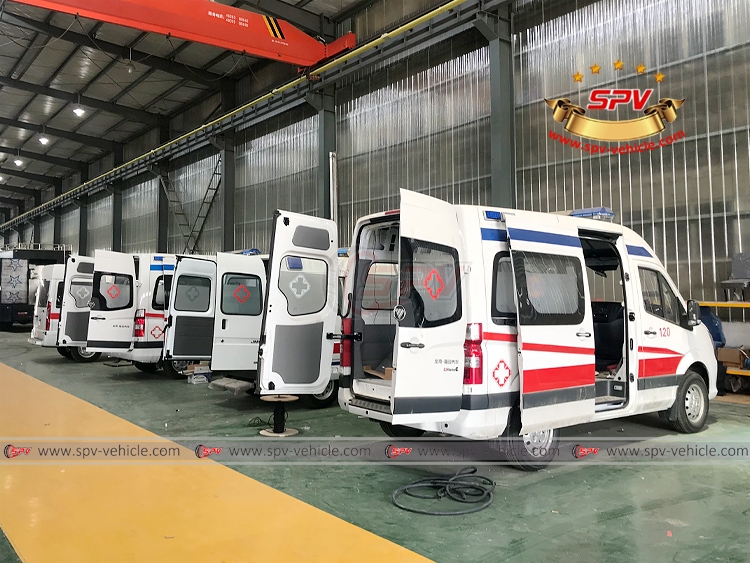 IVECO Emergency Response Ambulance - In workshop