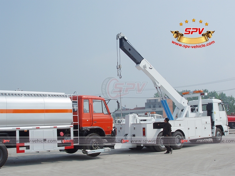 Sinotruk 6x4 Traffic Recovery Truck  - Working Test