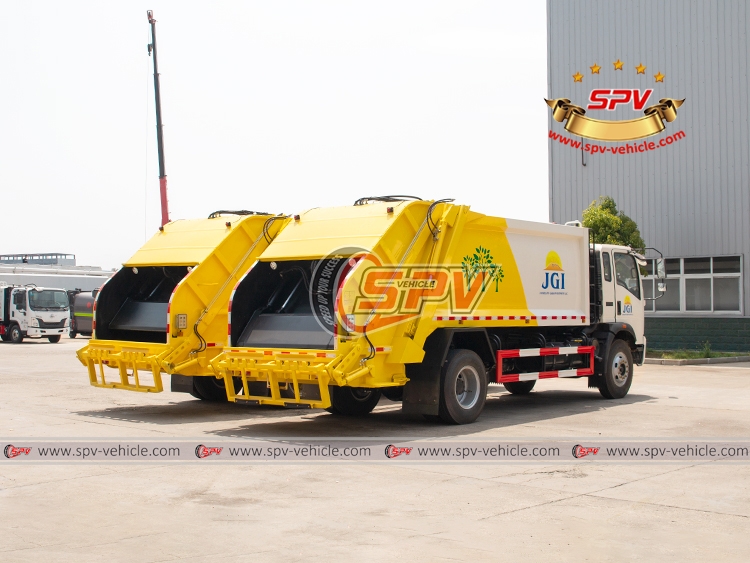 SINOTRUK 10 CBM Solid Waste Collection Truck - Rear Right