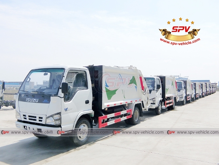 ISUZU 6 CBM Compressed Garbage Lorry