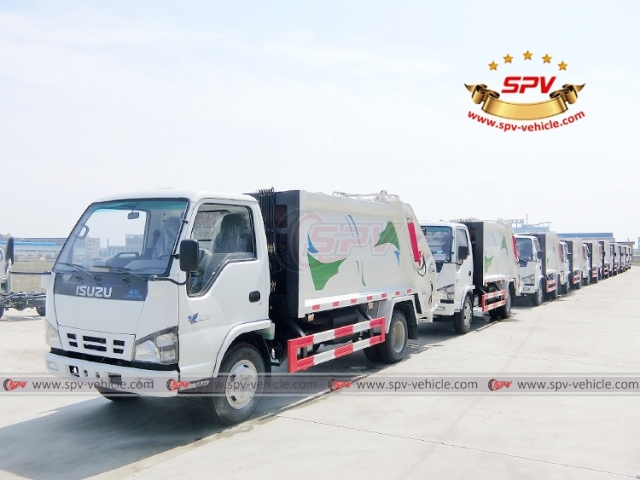 ISUZU 6 CBM Compressed Garbage Lorry