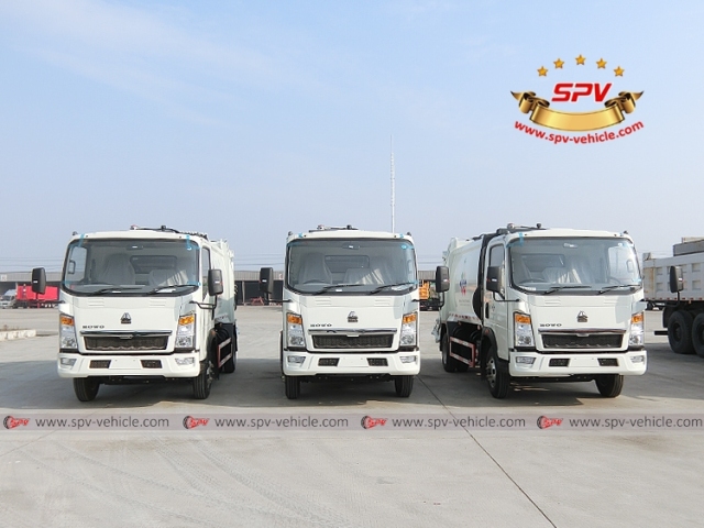 HOWO 6 CBM Garbage Delivery Lorry