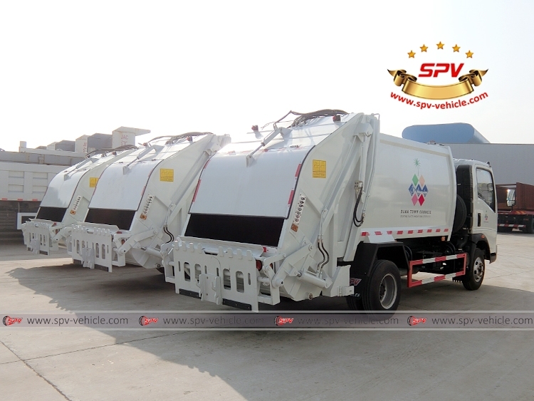 HOWO 6 CBM Garbage Delivery Lorry