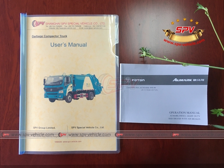 FOTON 6 CBM Garbage Disposal Lorry