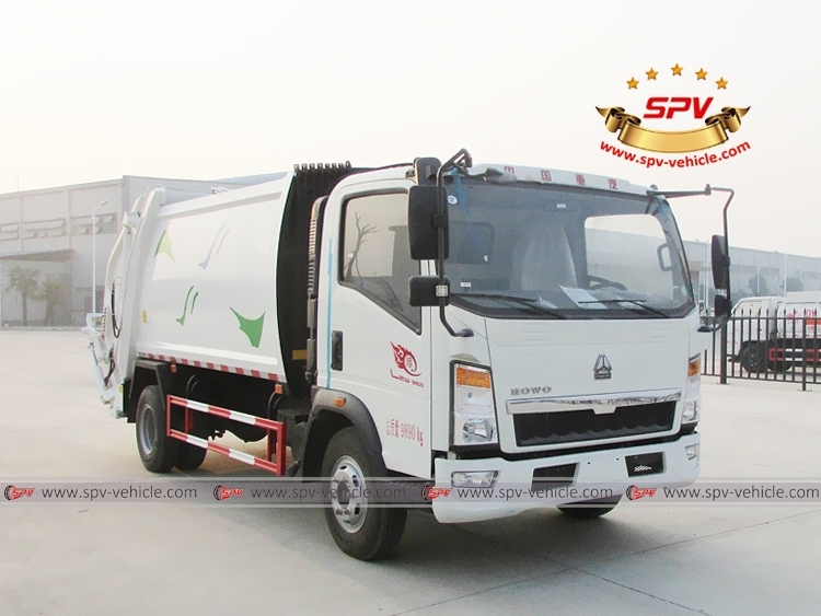 HOWO 6 CBM Garbage Delivery Lorry