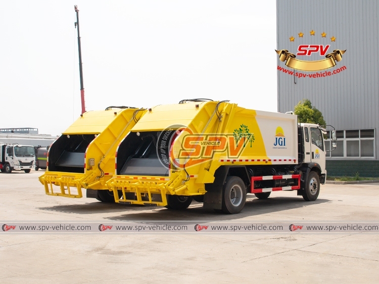 HOWO 10 CBM Solid Waste Removal Lorry