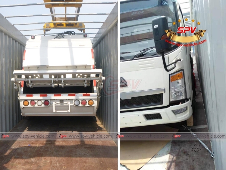 HOWO 6 CBM Garbage Delivery Lorry