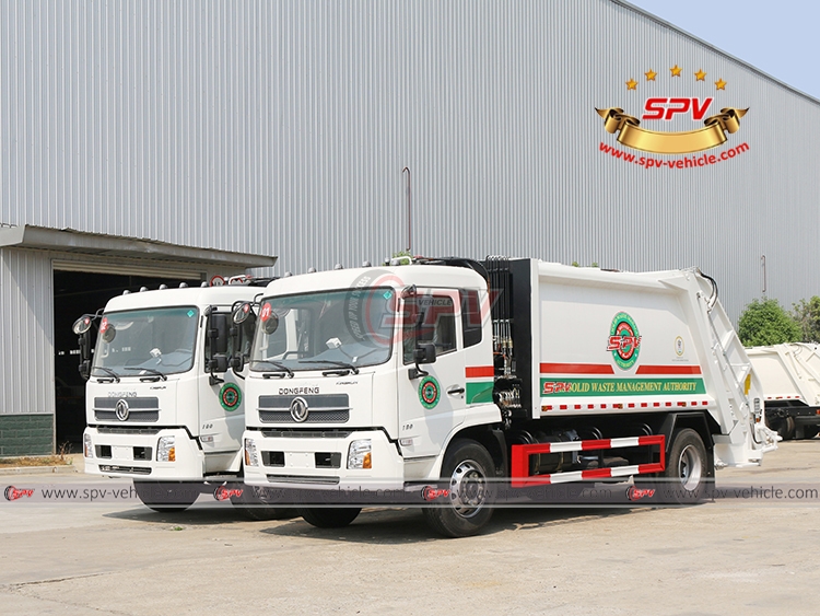 DONGFENG 12 CBM Garbage Removal Lorry - Left Front