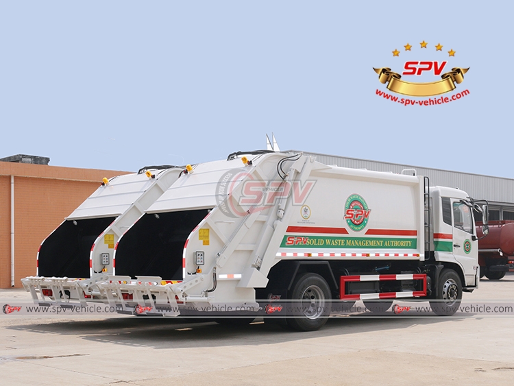 DONGFENG 12 CBM Rubbish Delivery Lorry - Rear Right