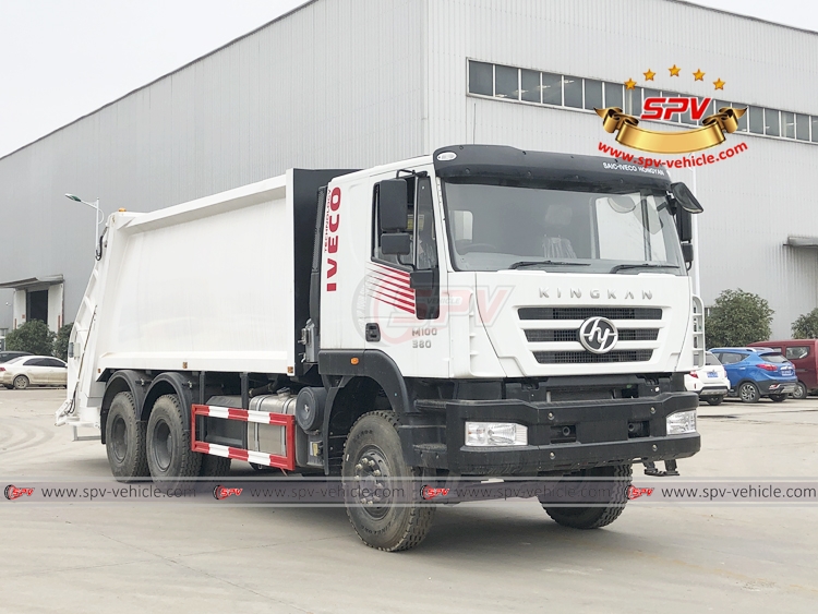 IVECO 18 CBM Rubbish Transport Truck - Front Right