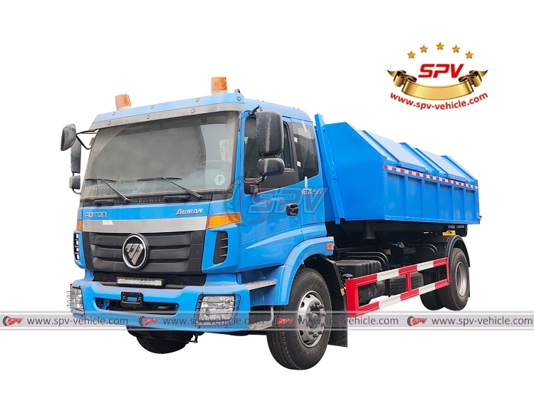 FOTON 12 CBM Hook Lift Refuse Truck