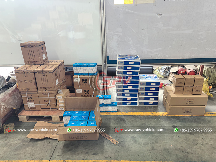 Spare Parts for Toilet Vacuum Truck to Rwanda