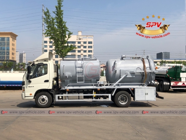 FOTON 6,000 L Combination Sewage Disposal Truck