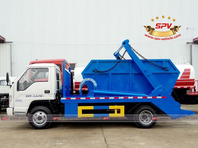 Forland 2 Ton Skip Loader Trash Vehicle