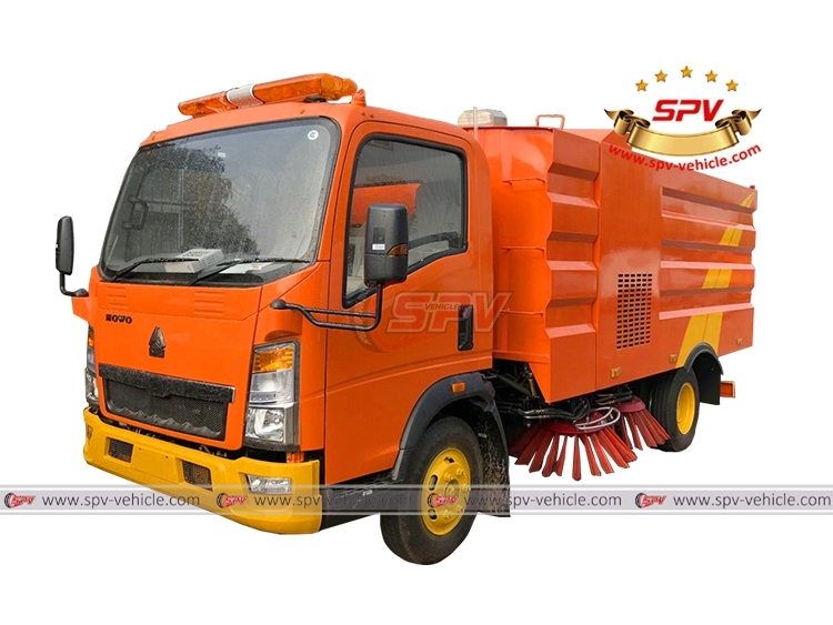 HOWO 5 CBM Road Waste Removal Truck
