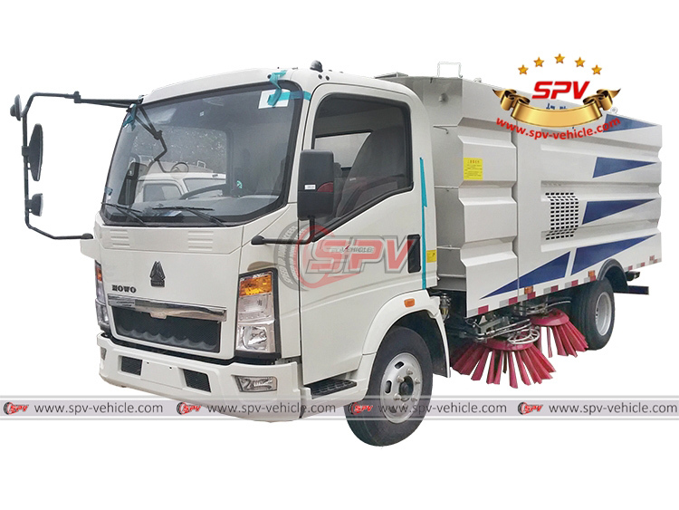 HOWO 5 CBM Road Waste Removal Truck
