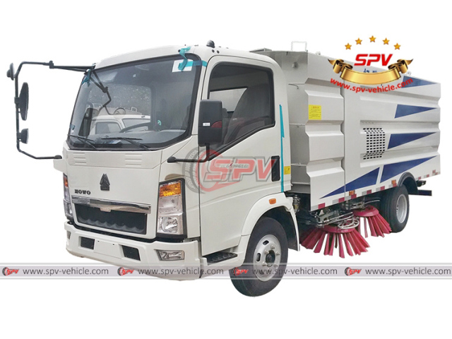 HOWO 5 CBM Road Waste Removal Truck