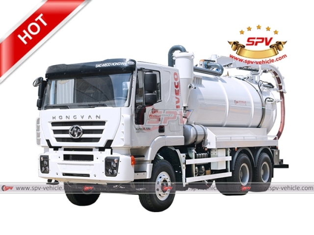 IVECO 14,000 L Combination Sewer Jetting Truck