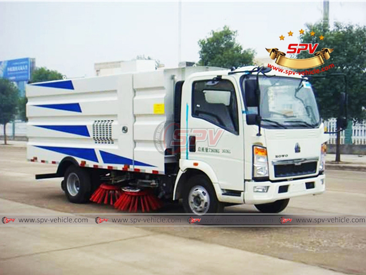 HOWO 5 CBM Road Waste Removal Truck