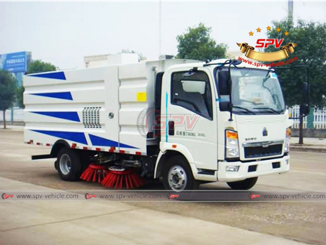 HOWO 5 CBM Road Waste Removal Truck
