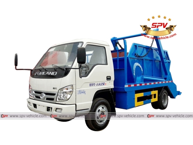 Forland 2 Ton Skip Loader Trash Vehicle