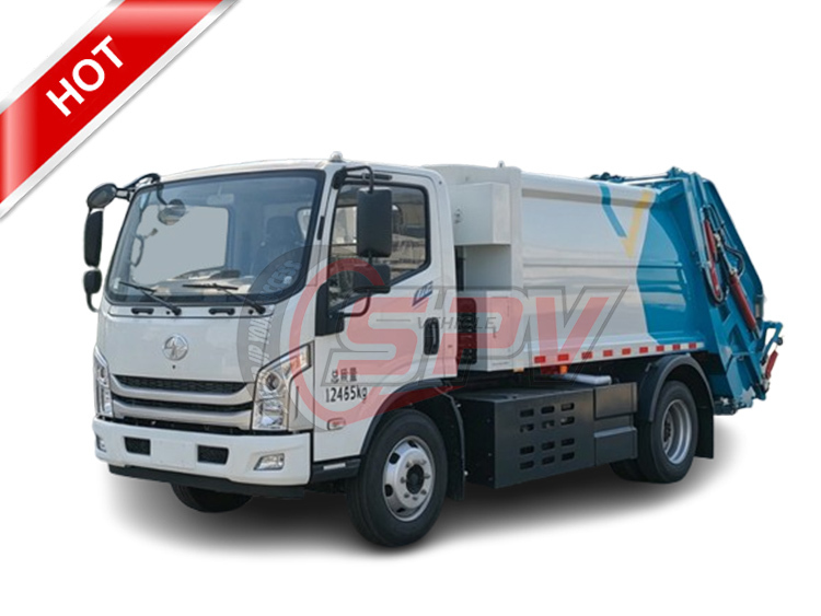 6-8 CBM Electric Trash Compactor Truck