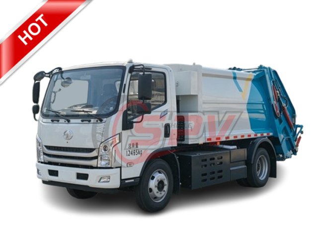 6-8 CBM Electric Trash Compactor Truck