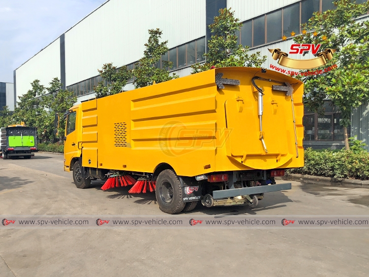 DONGFENG 8 CBM Road Sweeping Machine - Rear Left