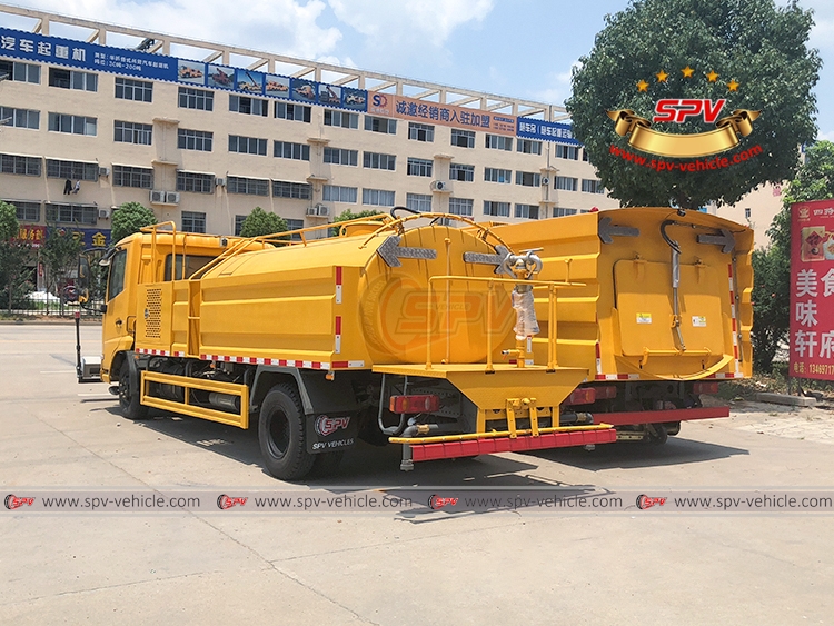 DONGFENG Road Sweeper Truck and Road Jetting Truck - Rear Left