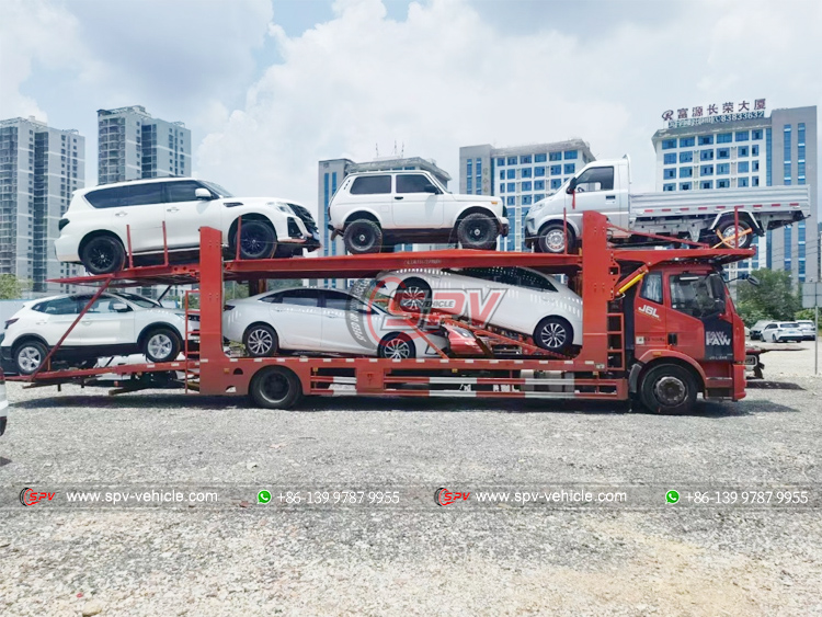 FAW 4x2 Double-deck Car Carrier - Right