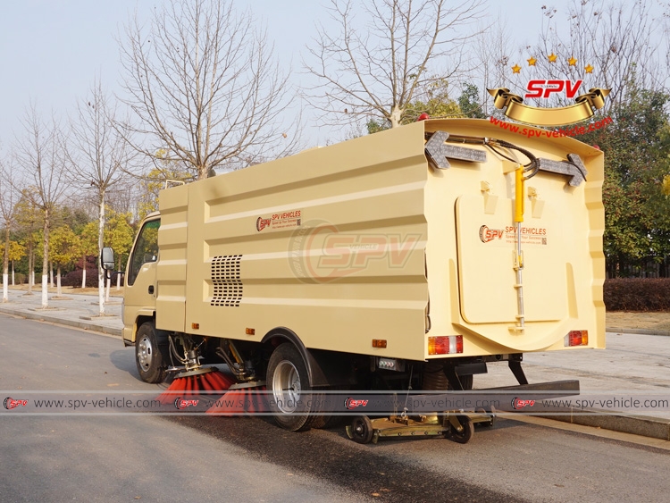 ISUZU 5 CBM Road Vacuum Truck - Rear Left