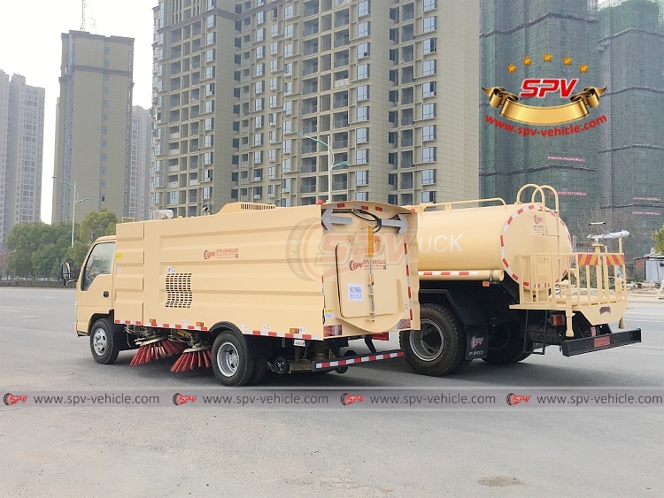 ISUZU 5 CBM Street Vacuum Truck
