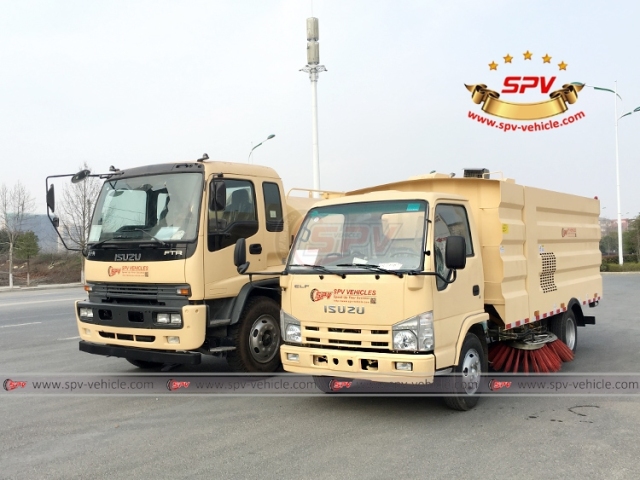 ISUZU 5 CBM Street Vacuum Truck